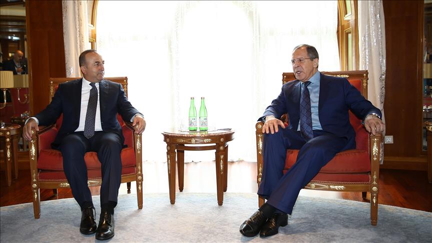 Turkish, Russian top diplomats meet in Russia's Sochi