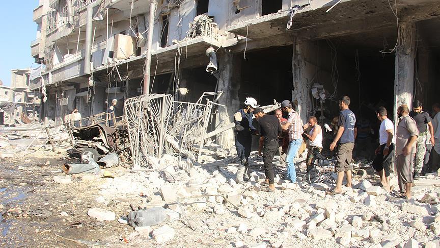 Syrian regime airstrikes kill 20 in Qalamoun