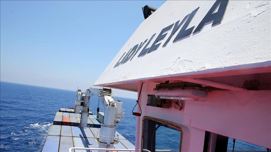 Турецкое судно «Lady Leyla» с гуманитарным грузом для Газы прибыло в порт Ашдод