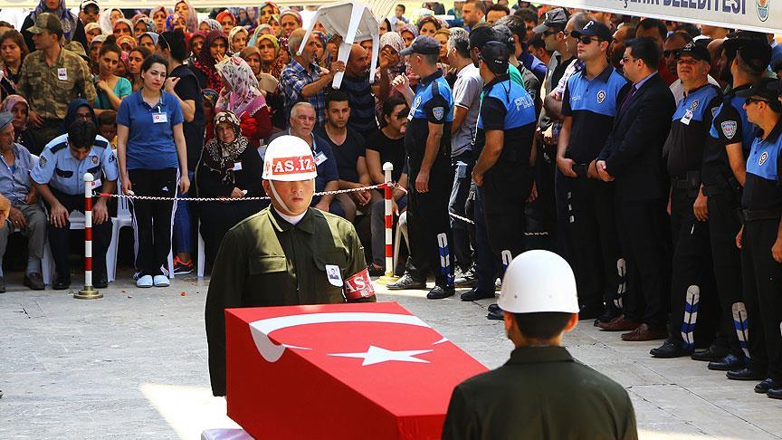 Şehit Astsubay Üstçavuş Demir son yolculuğuna uğurlandı