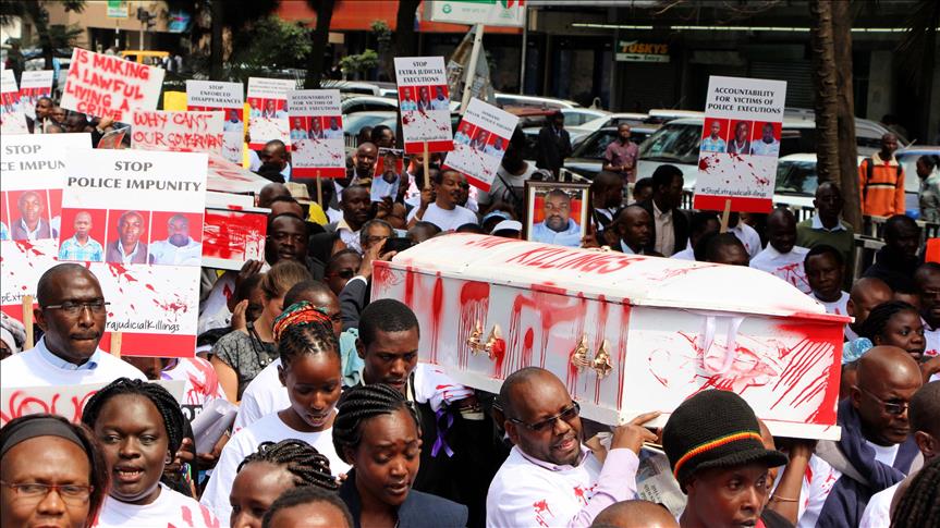 Kenyan lawyers protest extra-judicial killings