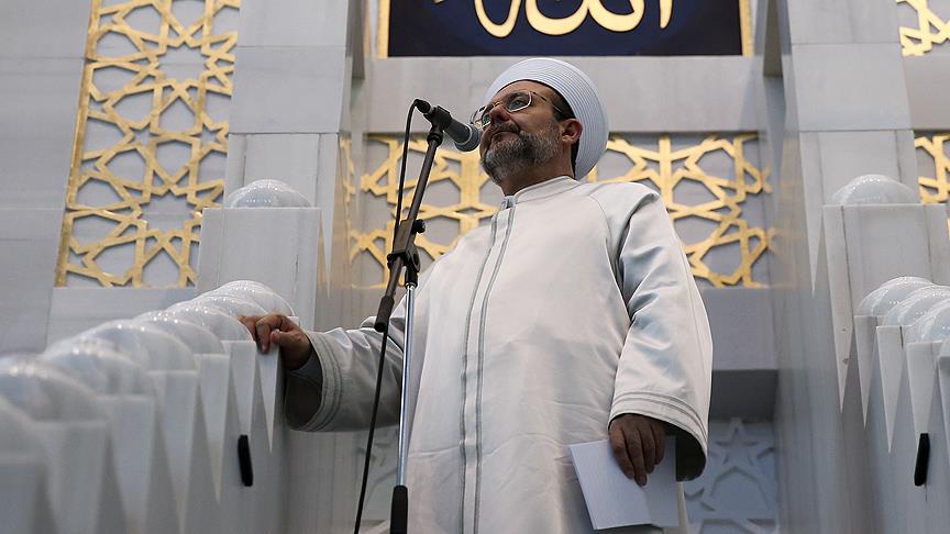Diyanet İşleri Başkanı Görmez: Bu bayram yeryüzünü ıslah edenlerin bayramı