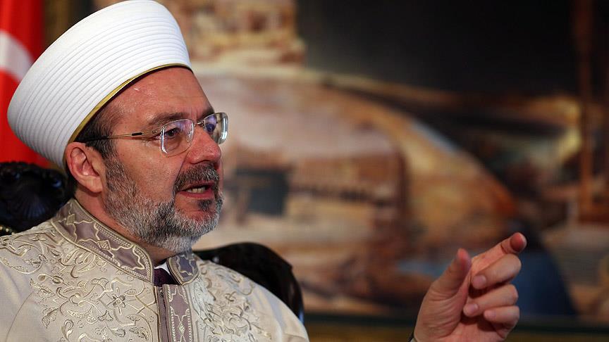 Diyanet İşleri Başkanı Görmez: Kabe bizim kıblegahımızdır, vakit belirleme yeri değildir