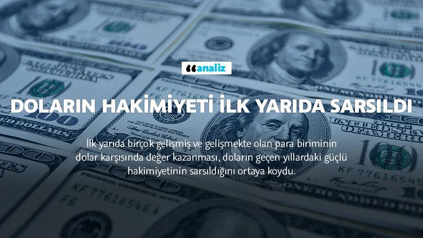 Doların hakimiyeti ilk yarıda sarsıldı