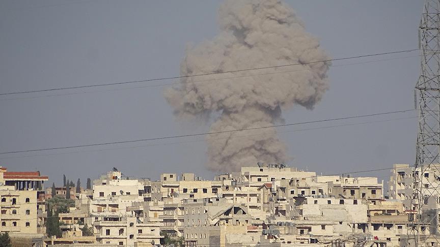 بمباران جنگنده‌های رژیم اسد در حلب، 3 کشته و 13 زخمی برجا گذشت