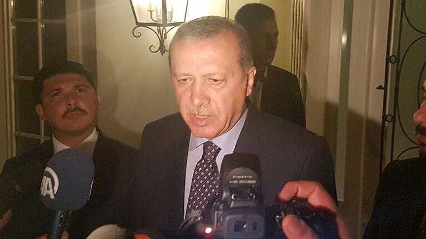 Cumhurbaşkanı Erdoğan milleti meydanlara davet etti