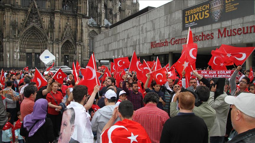 Thousands worldwide protest attempted coup in Turkey