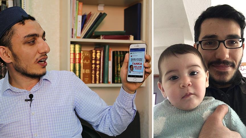 'Namlusunu milletine çeviren tanka selam durmadı'