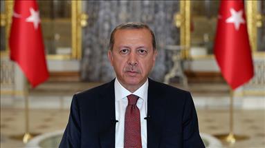 Erdoğan'dan şehit ailelerine başsağlığı telgrafı