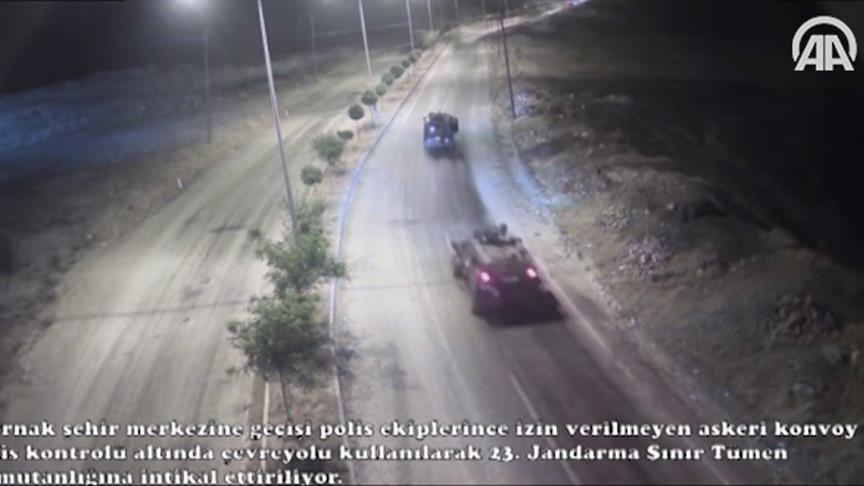 FETÖ'nün darbe girişimi Şırnak'ta kamera kayıtlarına yansıdı
