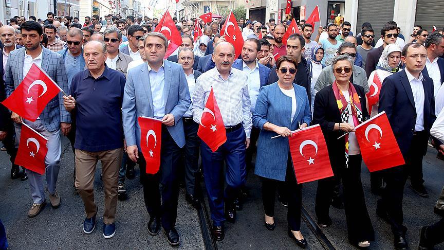 CHP'nin 'Cumhuriyet ve Demokrasi' mitingine AK Parti'den destek