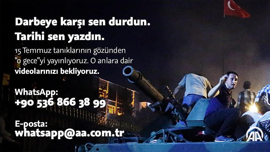 Anadolu Ajansı WhatsApp ihbar hattı