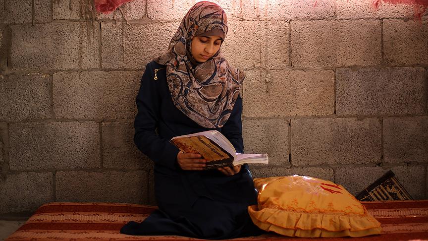 İsrail saldırıları Gazzeli genç kızın hayallerini yıkamadı