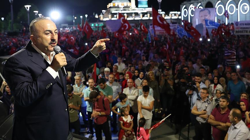 Dışişleri Bakanı Çavuşoğlu: Türkiye'nin karşısında kim varsa onlarla birlikte oldular