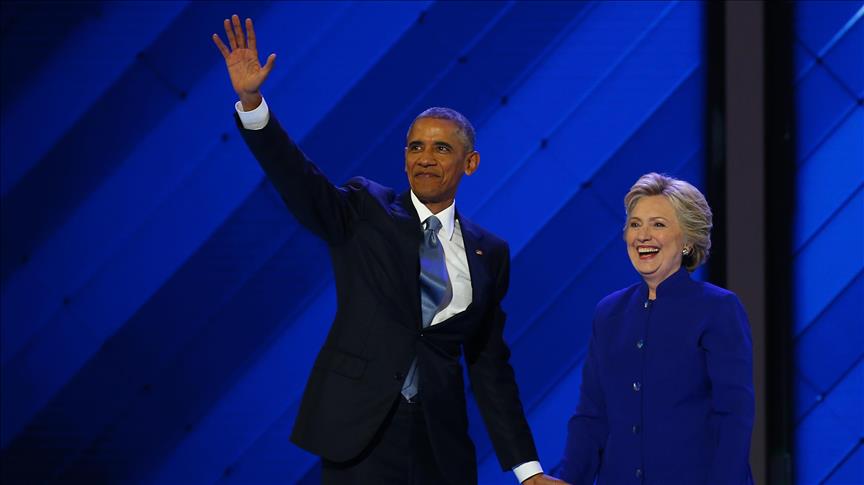 Obama rallies support for Clinton ahead of US election