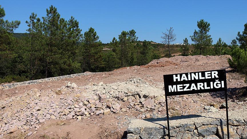 "Hainler Mezarlığı" tabelası kaldırıldı