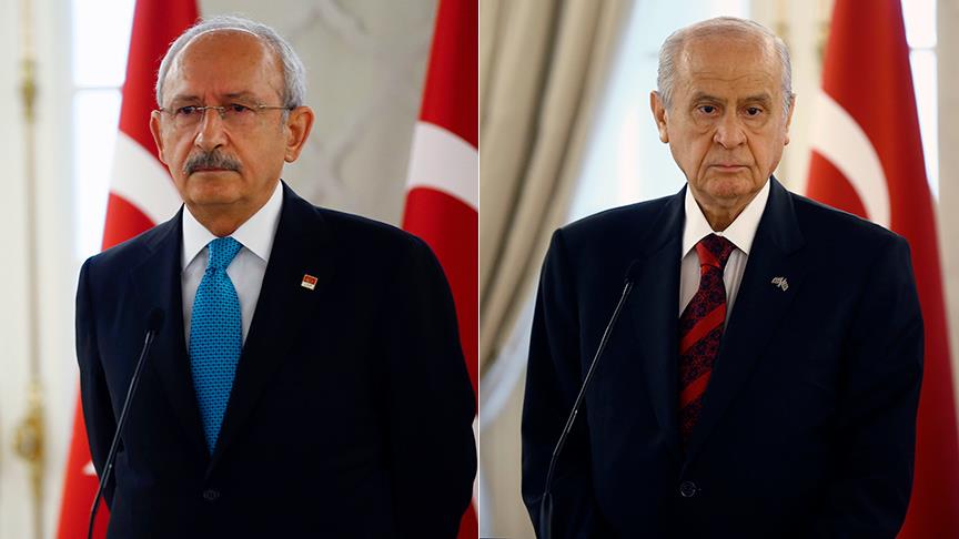 Erdoğan, Kılıçdaroğlu ile Bahçeli'ye açtığı tazminat davalarını geri çekti