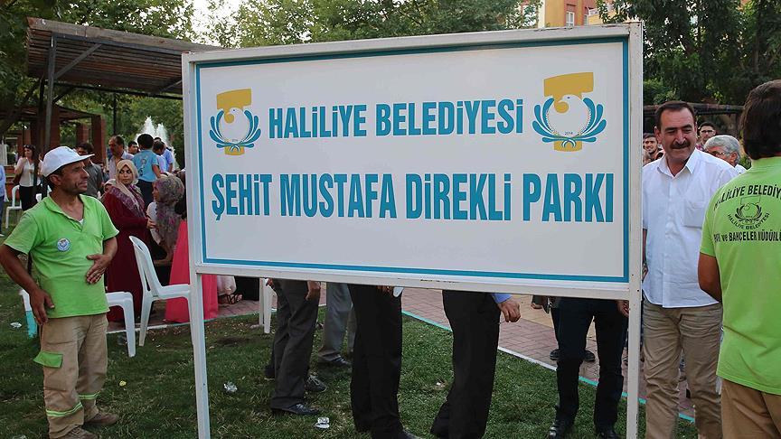 Şehitlerin ismi parklarda yaşayacak 