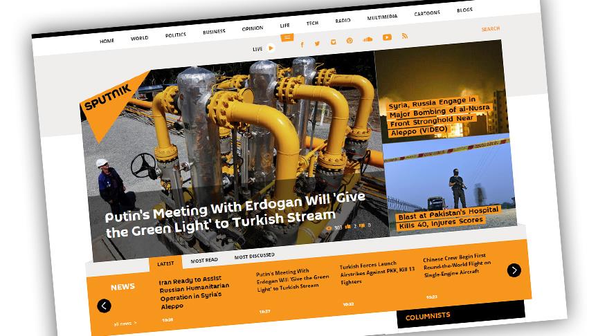 Rusya haber ajansı Sputnik'e erişim engeli kalktı