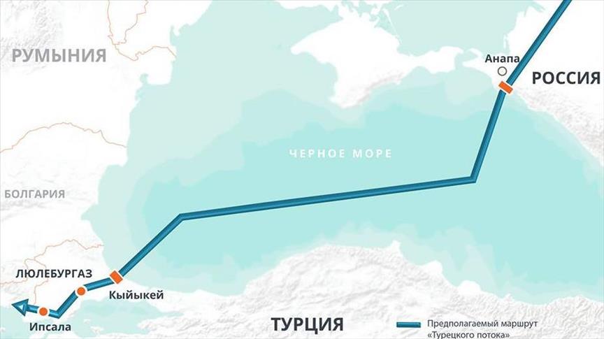 «На первом этапе «Турецкий поток» будет состоять из одной ветки»