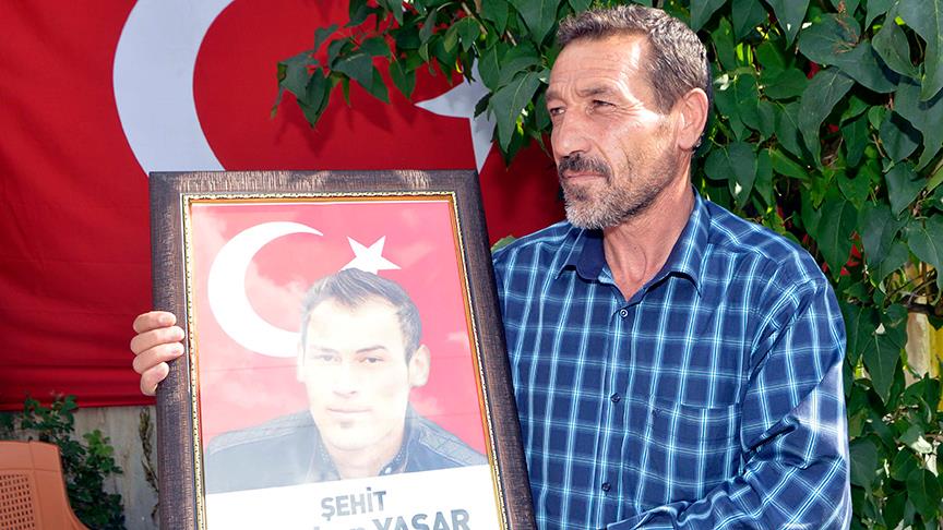 'Oğlum şehitlik şerbetini içti, huzurluyum'