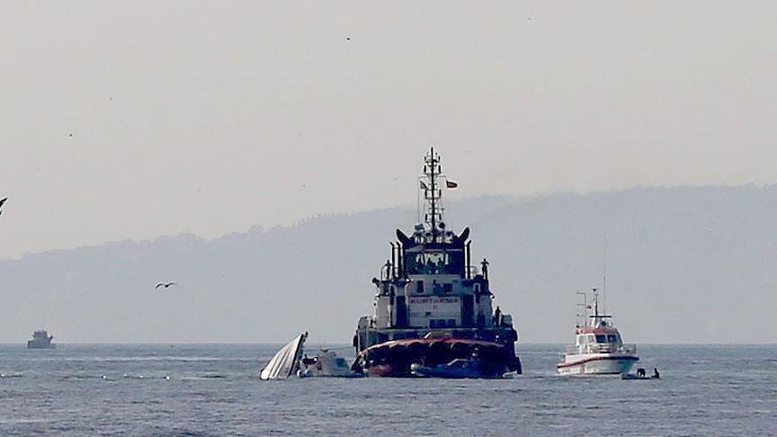 Coast guard boat capsizes in Bosphorus in Istanbul