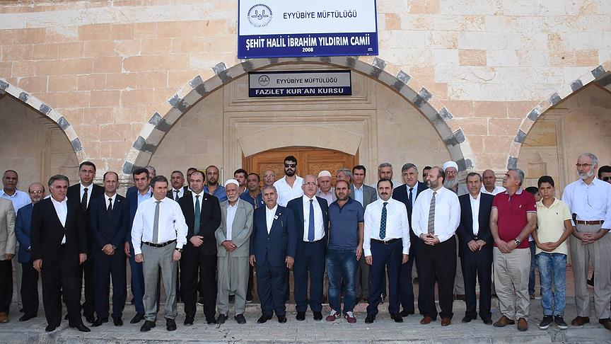 Şanlıurfa'da şehitlerin isimleri camilerde yaşayacak