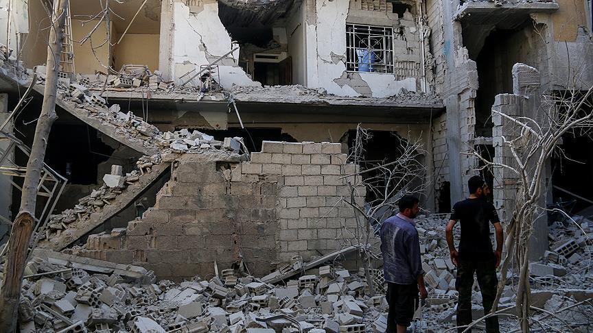 7 civilians killed in regime raid on E.Ghouta, Syria