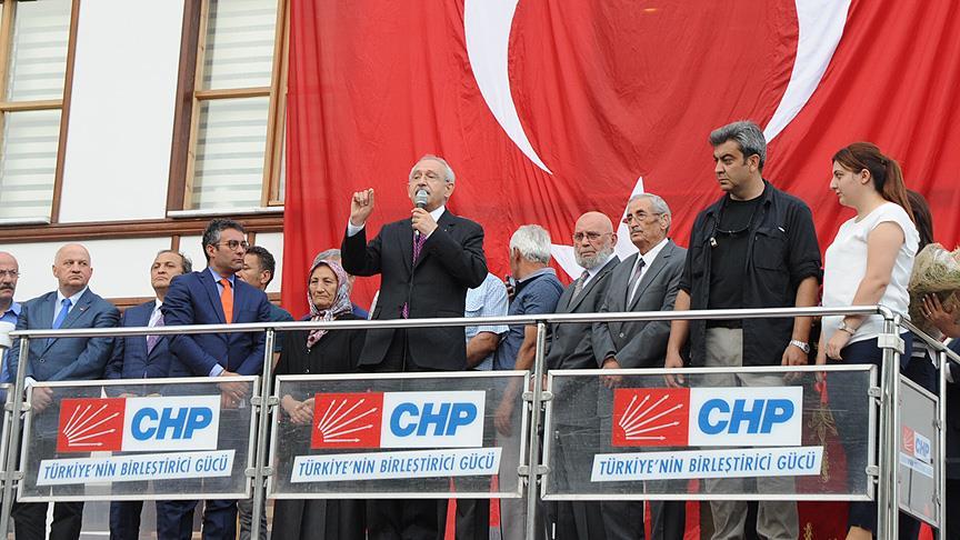 CHP Genel Başkanı Kılıçdaroğlu: Ordumuz Cerablus'a girdi sonuna kadar arkasındayız