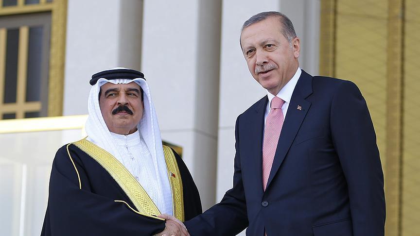 Erdogan reçoit le roi du Bahreïn à Ankara