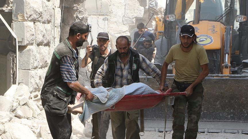 Regime barrel bomb ‘kills family’ in Syria’s Aleppo
