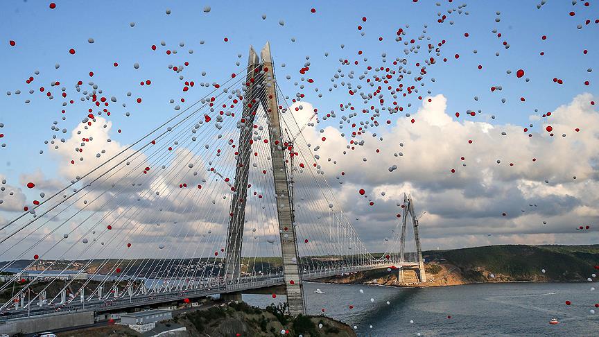 Yavuz Sultan Selim Köprüsü'ne ünlülerden özel klip