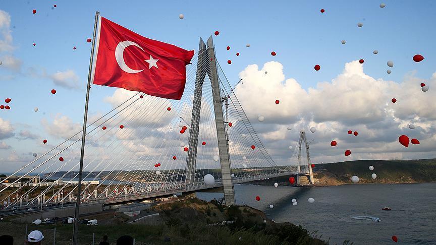 Открылся третий подвесной мост через Босфор