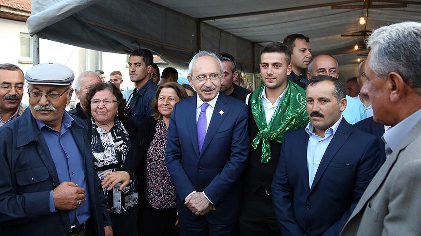 CHP lideri Kılıçdaroğlu köy düğününe katıldı 