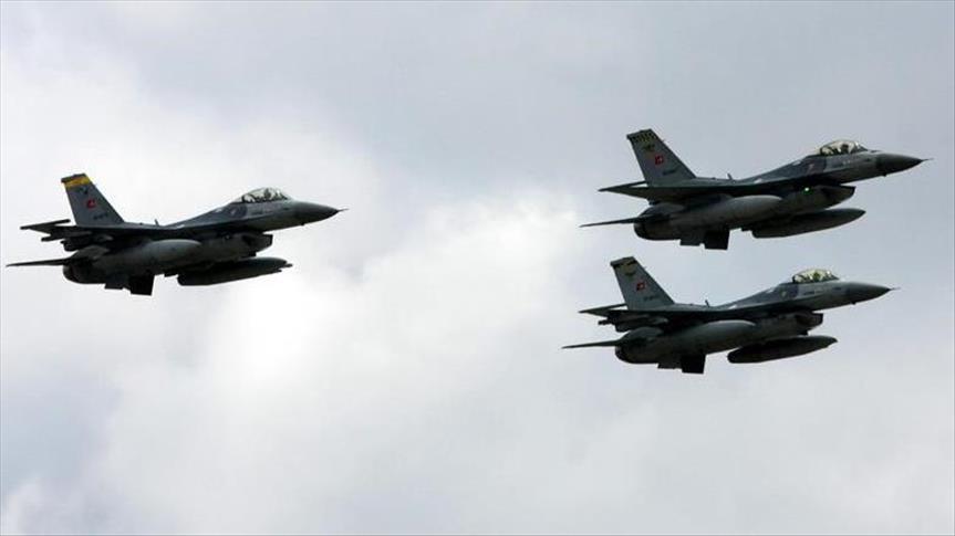 ВВС Турции уничтожили цели террористов в районе Джераблус
