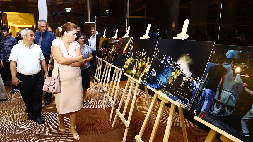 Bakü'de '15 Temmuz Milli İradenin Yükselişi' fotoğraf sergisi açıldı