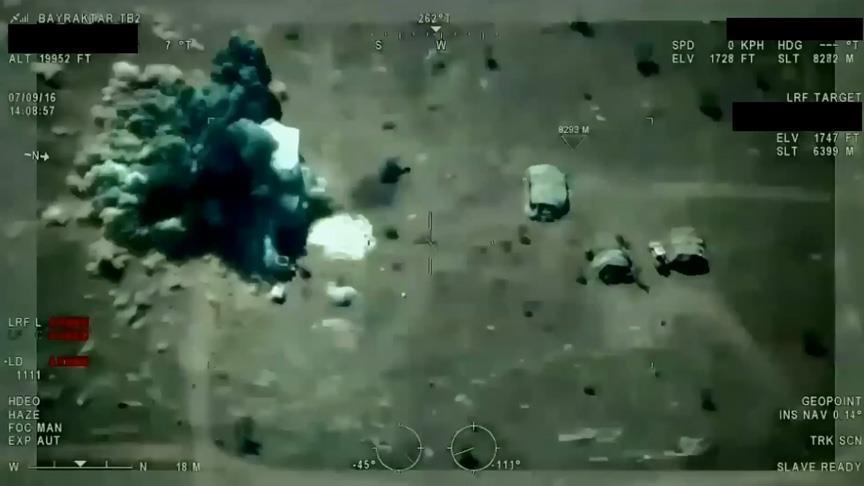 Coalition forces hit Daesh bomb vehicle in Syria