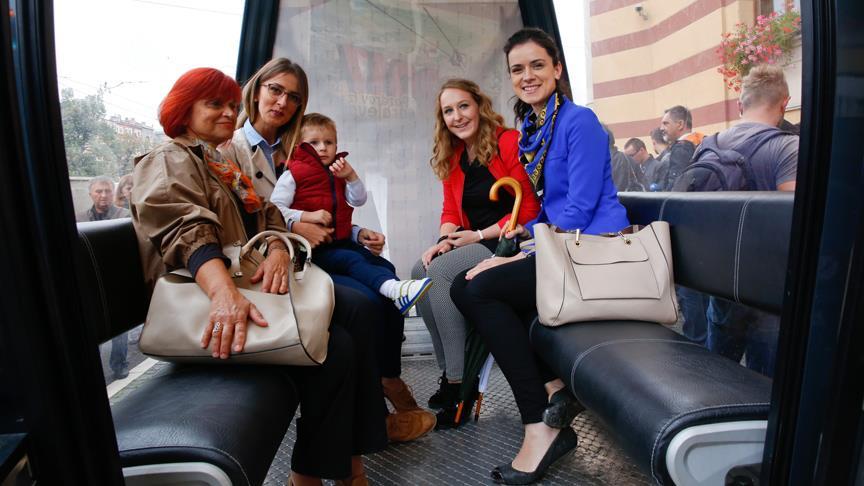 Saraybosna'nın "unutulan simgesi" teleferik tanıtıldı