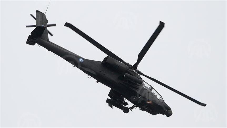 Greek helicopter crashes in the Aegean