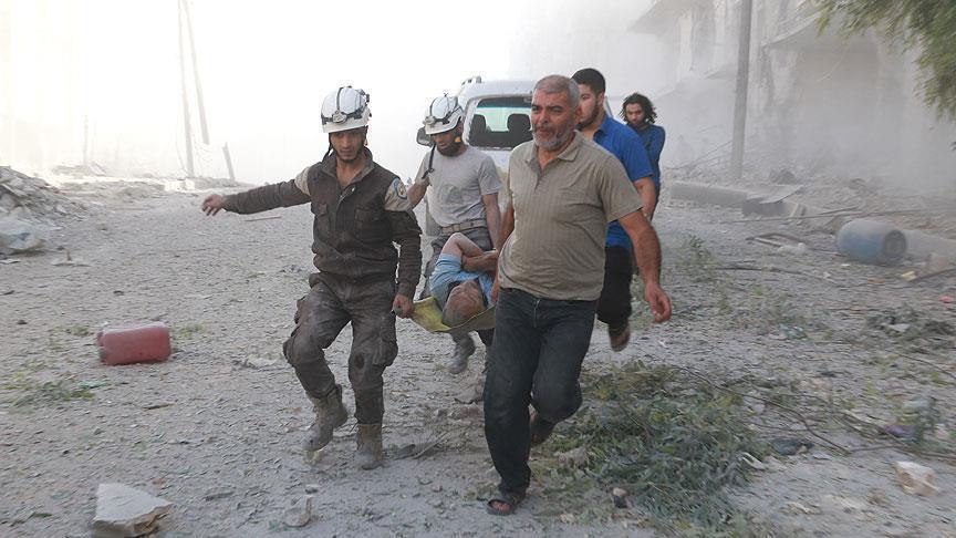 Syrian regime helicopters attack Aleppo, killing 11
