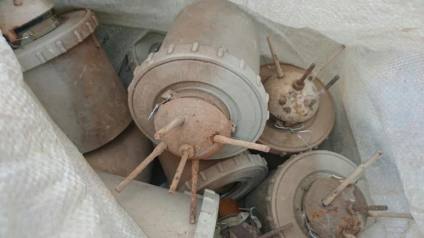 Şemdinli'de 41 antipersonel mayını ele geçirildi