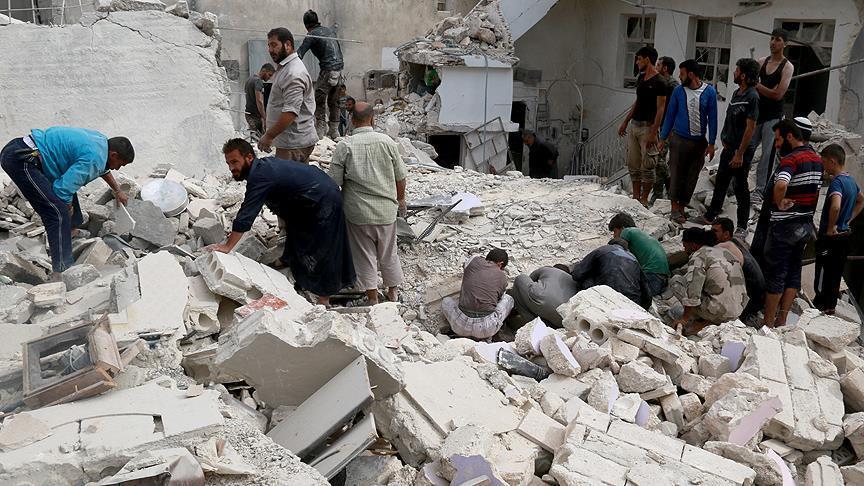 Syrian regime, Russian jets kill 92 civilians in Aleppo