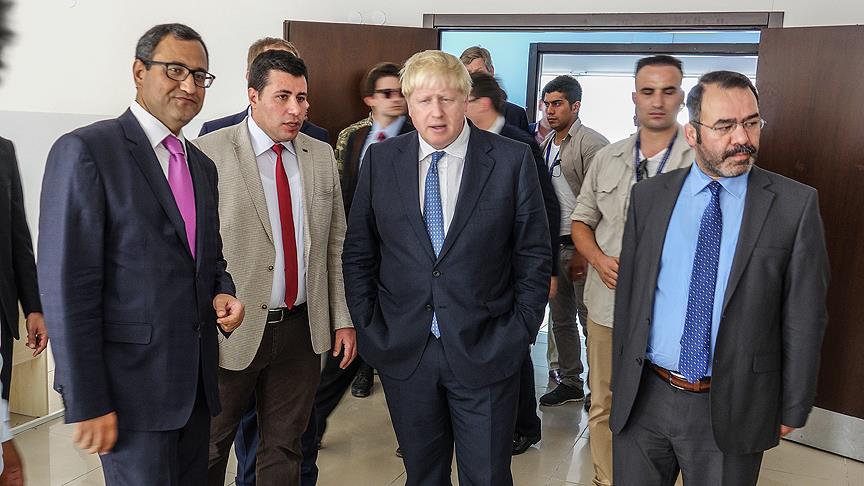 İngiltere Dışişleri Bakanı Johnson Gaziantep'te