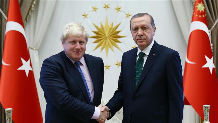 Президент Турции принял главу МИД Великобритании 