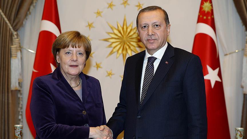 گفتگوی تلفنی رئیس جمهور ترکیه با صدر اعظم آلمان