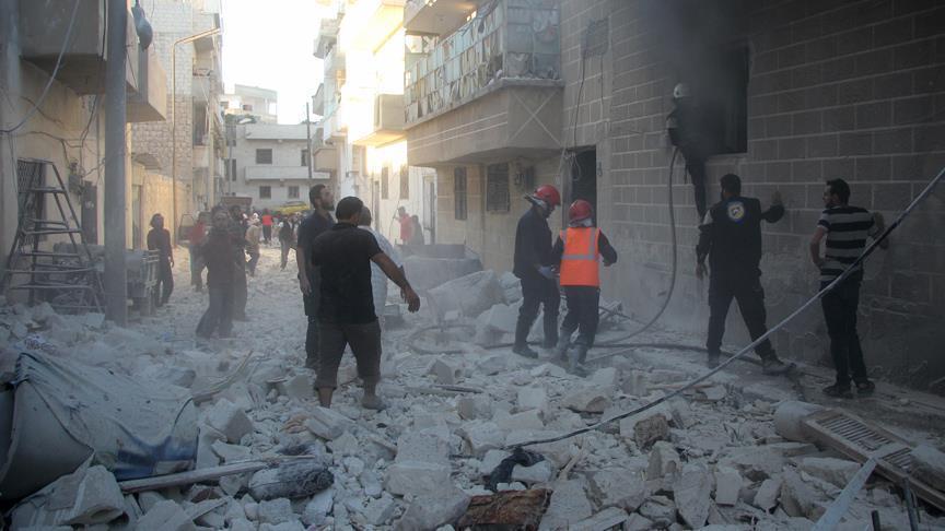 При авиаударе по сирийскому Идлибу погибло 20 человек