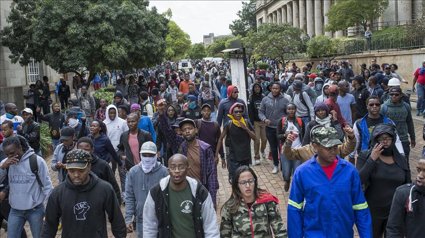 South Africa university shuts for week after protests