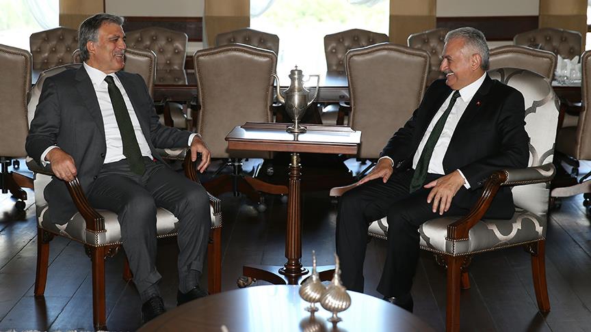 Başbakan Yıldırım'dan Gül'e nezaket ziyareti