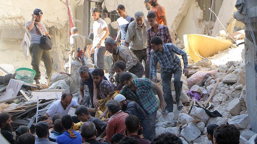 Число жертв авиаудара в Алеппо превысило 40