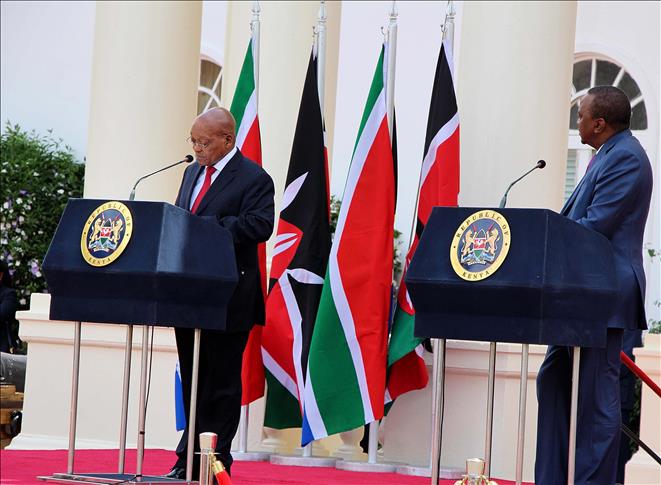 South African president in Kenya to boost ties 